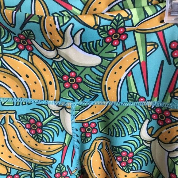 Rokfit Peelin Good banana print size M leggings yoga cropped pants colorful - Picture 5 of 6